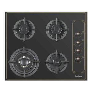 ჩასაშენებელი ქურის ზედაპირი ELENBERG EBG-6400TTBR BLACK RUSTIC