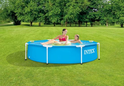 Intex 28205 Swimming Pool Metal Frame ინტექსის კარკასული აუზი