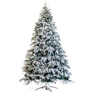 დათოვლილი შერეული სილიკონის ნაძვის ხე SP604SNOW. 270სმ