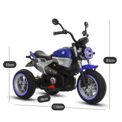 საბავშვო ელექტრო მოტოციკლი 8188k-BLU