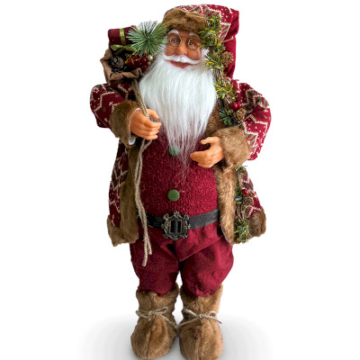 თოვლის ბაბუა სანტა კლაუსი ჩრდილოეთ პოლუსიდან 60სმ (SAN-12)
