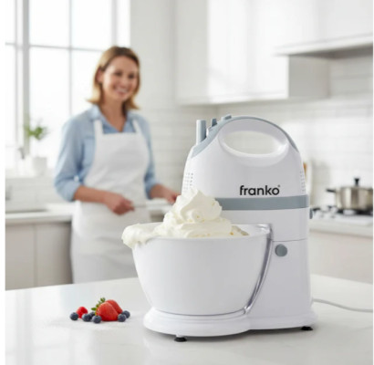 მიქსერი მბრუნავი ჯამით FRANKO FMX-1006