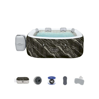 Bestway 6001F Lay-Z-Spa Hollywood Luxe AirJet 6 Marble - გასაბერი ჯაკუზი